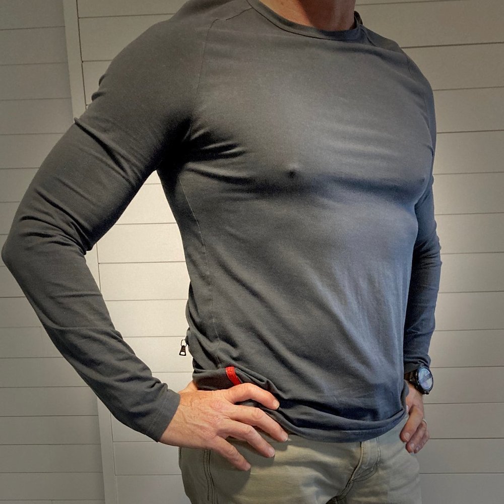 Men’s Prada 3/4 zip shirt Made in Italy